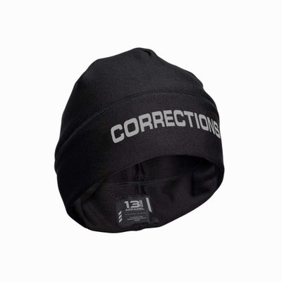 13FA Corrections Reflective Utility Beanie - USA Patriotic Gear - Stretch-Fit Poly-Spandex - Unisex Hi-Vis Hat