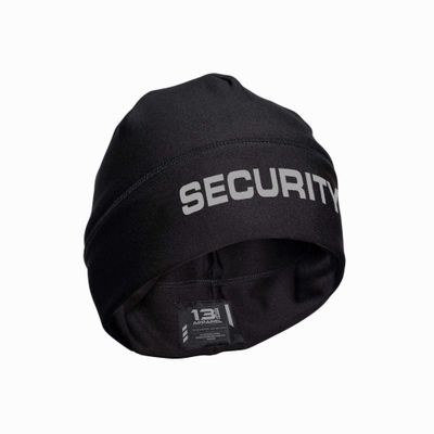 13FA Security Reflective Utility Beanie - USA Patriotic Gear - Stretch-Fit Poly-Spandex - Unisex Hi-Vis Hat