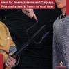 Armory Replicas King of The Sea Medieval Functional High Carbon Steel Solid Predrilled Trident Spear Head | Handle-Ready Design for Easy Customization view 4