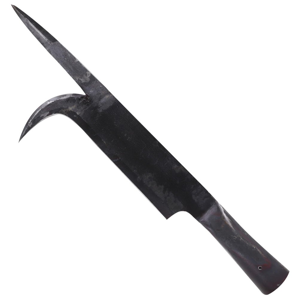 Armory Replicas 13th Century Medieval Guisarme Polearm Mount, High Carbon Steel, Functional, Foot Soldier Weapon