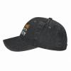 Yomconect Beer Me It's My Birthday Adjustable Stylish Unique Unisex Washed Cowboy Baseball Adult Hat Black view 3