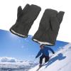 Cold Proof Warm Gloves with Velvet Lining Crafted from Cotton Fabric for Outdoor Adventures Cold Storage Jobs view 4