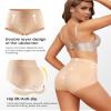 LEVAO Women's Tummy Control Underwear High Waisted Seamless Panties - Postpartum Briefs No Show Shaper S-3XL 4 Pack view 3