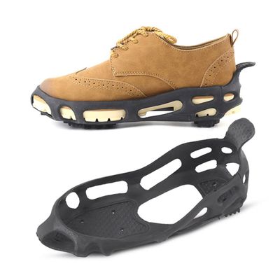 VALICLUD Snowfield Crampons Anti-Slip Ice Cleats with Durable Spikes Easy to Install Fits Footwear for Hiking Climbing and Winter Activities