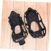 VALICLUD Snowfield Crampons Anti-Slip Ice Cleats with Durable Spikes Easy to Install Fits Footwear for Hiking Climbing and Winter Activities view 3