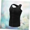 WESIEVYA Men's Vest Men's Sports Shirt Workout Vest Waist Compression Muscle Shirt for Fitness view 2