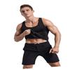 WESIEVYA Men's Vest Men's Sports Shirt Workout Vest Waist Compression Muscle Shirt for Fitness view 3