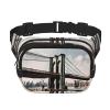 Brooklyn Bridge s print Men's Fanny Pack Adjustable Waist Belt, Zippered Pockets, Compact Lightweight Belt Bag view 1