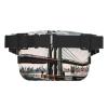 Brooklyn Bridge s print Men's Fanny Pack Adjustable Waist Belt, Zippered Pockets, Compact Lightweight Belt Bag view 2