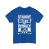 Ice Hockey Player Gift Straight Outta The Penalty Box Tshirt for Boys Unisex Hockey Shirts for Men Women Gifts for Hockey Fan Royal view 1