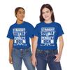 Ice Hockey Player Gift Straight Outta The Penalty Box Tshirt for Boys Unisex Hockey Shirts for Men Women Gifts for Hockey Fan Royal view 3