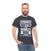 Ice Hockey Player Gift Straight Outta The Penalty Box Tshirt for Boys Unisex Hockey Shirts for Men Women Gifts for Hockey Fan Heather Navy view 2