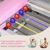SogesPower 78" Pilates Reformer Machine for Home Gym Workout, Foldable Pilates Equipment with Springs and Cords for Dual Resistance, 400 LBS Pink view 2