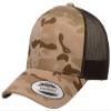 Yupoong Classic 2-Pack Premium Mesh 6 Panel Retro Trucker Cap | Mid Profile Snapback | OSFA | Bulk Pack Available (Multicam Arid Brown) view 2