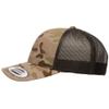 Yupoong Classic 2-Pack Premium Mesh 6 Panel Retro Trucker Cap | Mid Profile Snapback | OSFA | Bulk Pack Available (Multicam Arid Brown) view 4
