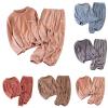 AIMAOMI Tracksuit Sets for Kids Girls Boys Solid Fuzzy 2pc Fleece Winter Warm Tracksuit Sets Plush Top (D, 4-5 Years) view 1