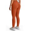 Aoxjox Womens Workout Leggings Metamorph Mid-Rise Hidden Scrunch Tummy Control Gym Training Yoga Pants 27" (Earthy Brown, X-Small) view 2