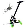 DMZHAOBC Hand-Push Tape Marking Machine for Basketball Courts, Parking Lots & Warehouses - Adjustable Width 4-28cm, Includes Circle Attachment for Precise Floor Marking view 1