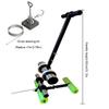 DMZHAOBC Hand-Push Tape Marking Machine for Basketball Courts, Parking Lots & Warehouses - Adjustable Width 4-28cm, Includes Circle Attachment for Precise Floor Marking view 3