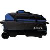 Pyramid Prime Triple Roller Bowling Bag (Black/Royal Blue) view 2