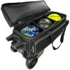 Pyramid Prime Triple Roller Bowling Bag (Black/Royal Blue) view 4