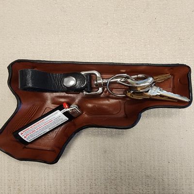 Braids Holsters Leather Valet Tray Glock 19 (Brown)