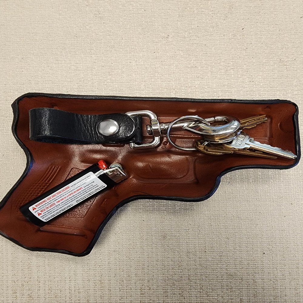 Braids Holsters Leather Valet Tray Glock 19 (Brown)