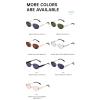 helena 2025 Fashion Rimless Oval Sunglasses Women Luxury Vintage Metal Small Frame Sun Glasses For Lady round Eyewear (C1) view 4