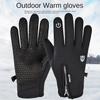 USB Outdoor Heated Gloves Windproof Waterproof Plus Velvet for Men and Women (Orange, XL, Heated Gloves+USB) view 2