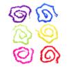 GLSTOY 40g Rave Boas for Party Lisa Style 9pcs Mixed Color Craft Trim Handmade Fringe for Clothing Accessories view 1