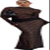 RanRui Women's lace Skirt Set Maxi Dress Sexy lace See-Through mesh Long-Sleeved Base Holiday Blouse Long Skirt Set HY145 (Black,X-Large) view 1
