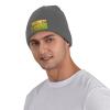 Animals in The Forest in Autumn Beanies Hats Men Women Knit Beanie Hat Winter Warm Skull Cap Acrylic Beanie Deep Heather view 3
