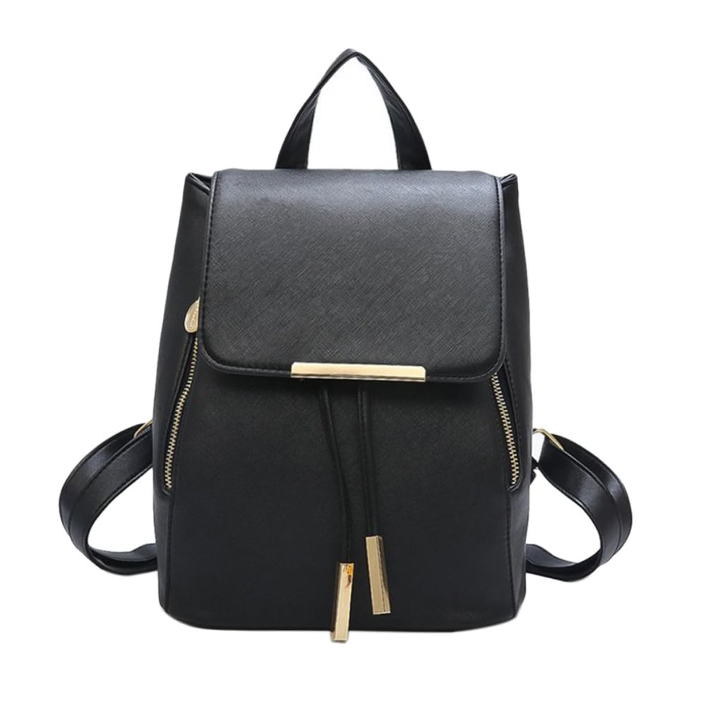 JEWEDECO Pu Backpack for Women Durable Design Lightweight Capacity Bag for Travel and Daily Use