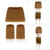 Faux Furs Leg Warmers Boot Cuff And Bodycon Skirt For Halloween Party Cosplay Costumes Gifts 2 Pieces/Set view 2