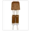 Faux Furs Leg Warmers Boot Cuff And Bodycon Skirt For Halloween Party Cosplay Costumes Gifts 2 Pieces/Set view 3