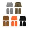 Faux Furs Leg Warmers Boot Cuff And Bodycon Skirt For Halloween Party Cosplay Costumes Gifts 2 Pieces/Set view 4