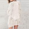 Amazon Warehouse Deals Today Thin Sweaters For Women Women Casual Long Sleeve Knitted Open Front Fashion Loose Elegant Warm Oversized New Knitted (White, Xxl) Womens Open Front Chunky Cardigan Sweate view 3