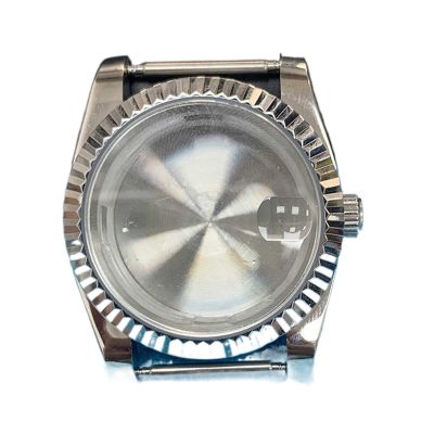 AYAUPGVQVC 36MM Stainless Steel Watch Case Mineral Glass Mirror Case Cover Shell for 8215/2813/8205/8200 Mechanical Watch Movement Watch case