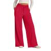 Chaktkglok Wide Leg Sweatpants for Women - High Waisted Baggy Sweats, Comfy Oversized Loose Joggers With Pockets, Elastic Lounge Pants, Athletic Pants Plus Size view 1