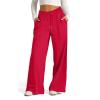 Chaktkglok Wide Leg Sweatpants for Women - High Waisted Baggy Sweats, Comfy Oversized Loose Joggers With Pockets, Elastic Lounge Pants, Athletic Pants Plus Size view 3