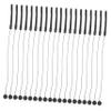 20Pcs Camera Lens Cap Keeper Leash, Black Anti-Lost Holder Rope Strap view 1
