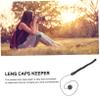 20Pcs Camera Lens Cap Keeper Leash, Black Anti-Lost Holder Rope Strap view 4