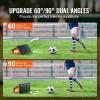 VEVOR Soccer Rebounder Board, Portable Soccer Wall with 2 Angles Rebound, Foldable HDPE Kickback Rebound Board, Soccer Training Equipment for Kids and Adults, Passing & Shooting Practice (40"X12") view 3