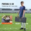 VEVOR Soccer Rebounder Board, Portable Soccer Wall with 2 Angles Rebound, Foldable HDPE Kickback Rebound Board, Soccer Training Equipment for Kids and Adults, Passing & Shooting Practice (40"X12") view 4