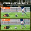 VEVOR Soccer Rebounder Board, 32"X12" Portable Soccer Wall with 2 Angles Rebound, Foldable HDPE Kickback Rebound Board, Soccer Training Equipment for Kids and Adults, Passing & Shooting Practice view 3