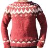 Women's Retro Casual Fair Isle Knit Pullover Sweaters Fall Vintage Crew Neck Sweater Long Sleeve Argyle Pullover Tops view 1