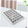 HOMOCONO Lint Organizer Stackable Jewelry Display Tray for Necklaces Earrings Bracelets and Compartment Delicate Jewelry Holder for Home and Shop Storage view 4