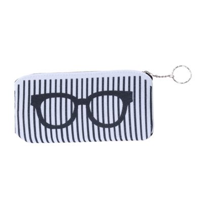TOGEVAL Portable Eyewear Storage Pouch Travel Sunglasses Bag Zipper Closure Lightweight Felt Glasses Case for Reading Glasses and Sunglasses for Travel and Outdoor Use