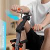 sxvbdway Hand Arm Leg Knee Peddler,Upper Lower Limb Rehabilitation Machine, Portable Foot Cycle Arm & Leg Peddler Machine with Handle, Pull Rope, Swing Pedal, Foot Massage Function Black view 4