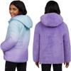 Eddie Bauer Kids Reversible Plush Hoodie Jacket (US, Alpha, Medium, Regular, Dream Blue) view 3